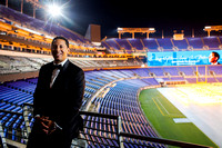 Baltimore City State Attorney Ivan Bates at Ravens Stadium